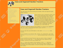 Tablet Screenshot of case-ingersoll-tractors.com